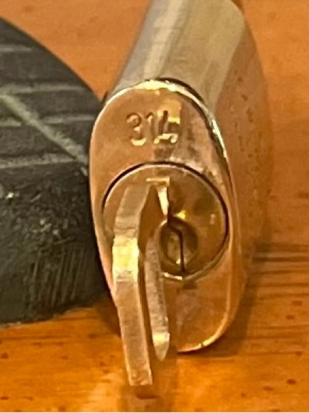 Louis Vuitton Gold Padlock Key Holder